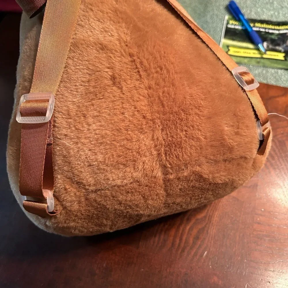 Kids Brown Plush Backpack(NWOT)